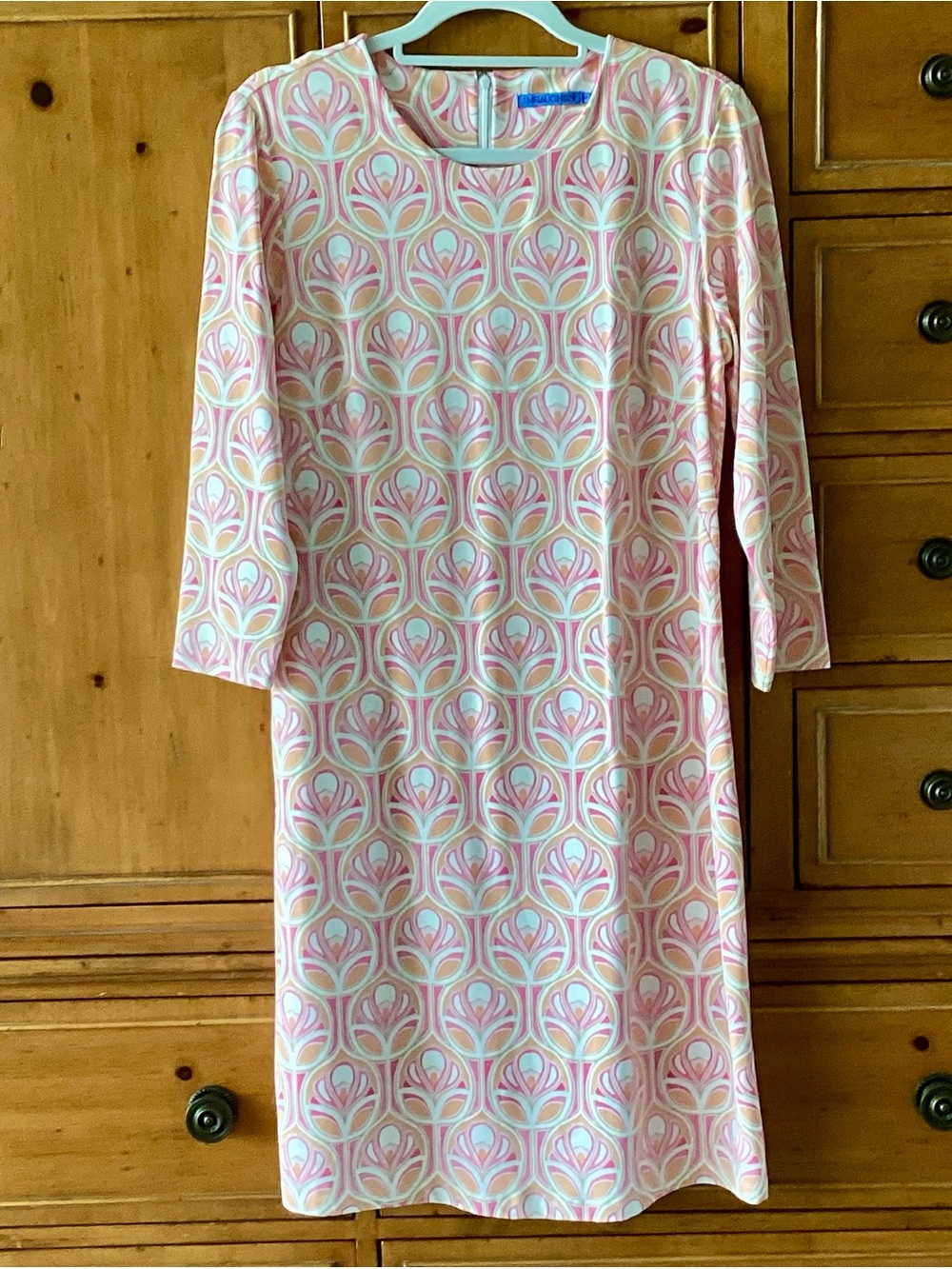 J.McLaughlin 3/4 Sleeve Shift Dress Woman’s Size M